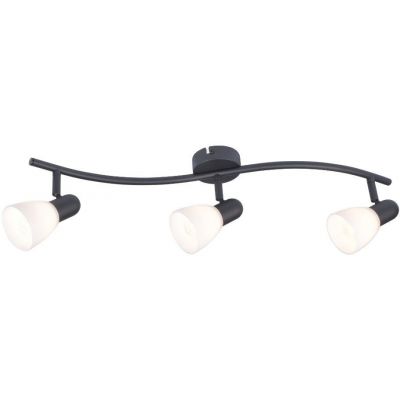 Rabalux Soma lampa podsufitowa 3x40 W czarna 73093