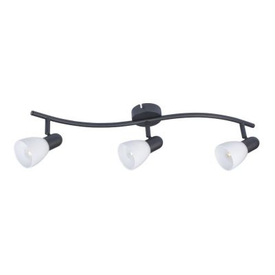 Rabalux Soma lampa podsufitowa 3x40 W czarna 73093