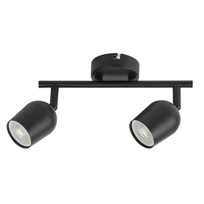 Rabalux Lianet lampa podsufitowa 2x15 W czarna 73102