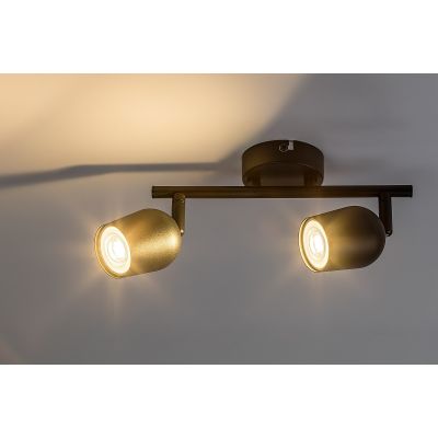 Rabalux Lianet lampa podsufitowa 2x15 W czarna 73102