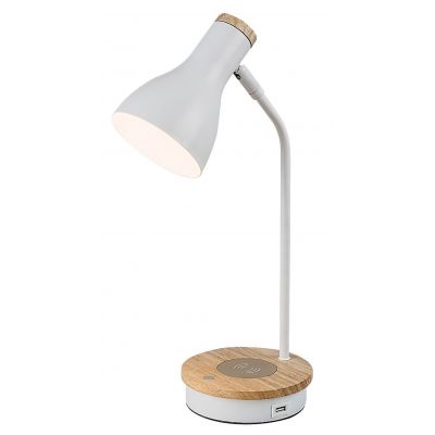 Rabalux Mosley lampa biurkowa1x25 W biały mat 74001