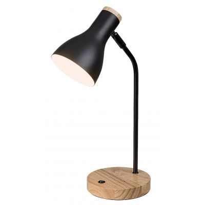 Rabalux Ferb lampa biurkowa 1x25 W czarny mat 74002