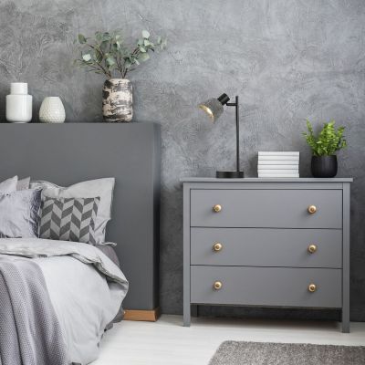 Rabalux Farelia lampa stołowa 1x10 W czarna-popielata 74018