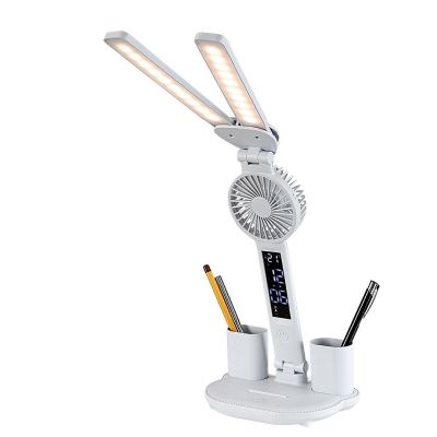 Rabalux Novilo lampa biurkowa 2x7 W biała 74030