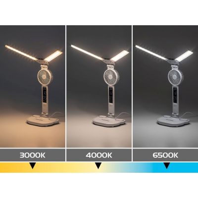 Rabalux Novilo lampa biurkowa 2x7 W biała 74030