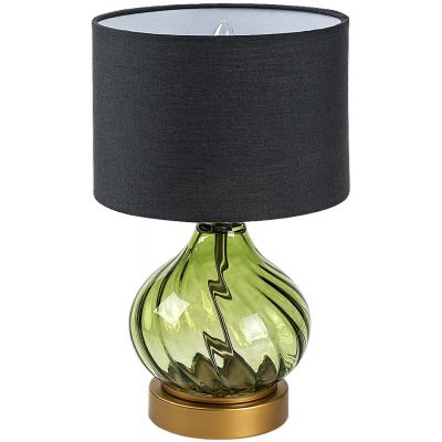 Rabalux Pirelo lampa stołowa 1x25 W czarna-zielona 74033