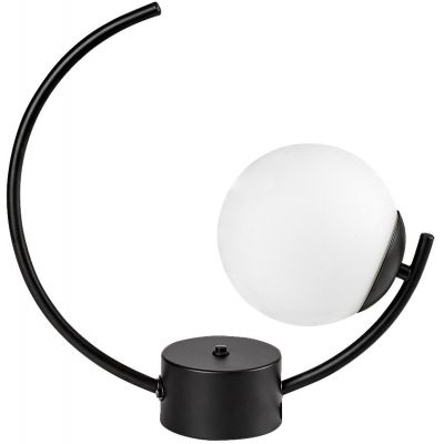 Rabalux Mesiro lampa stołowa 1x25 W biała-czarna 74035