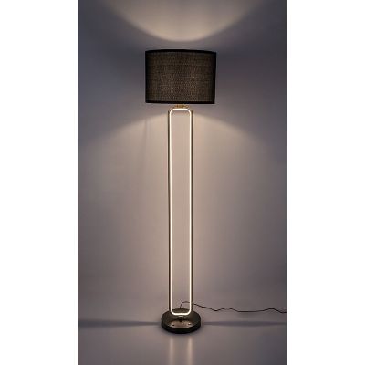 Rabalux Domiro lampa stojąca 1x60 W czarna/złota 74043