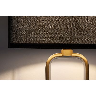 Rabalux Domiro lampa stojąca 1x60 W czarna/złota 74043