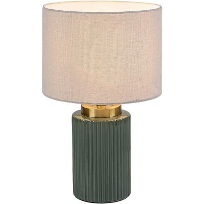 Rabalux Glovy lampa stołowa 1x40 W biała/zielona 74046