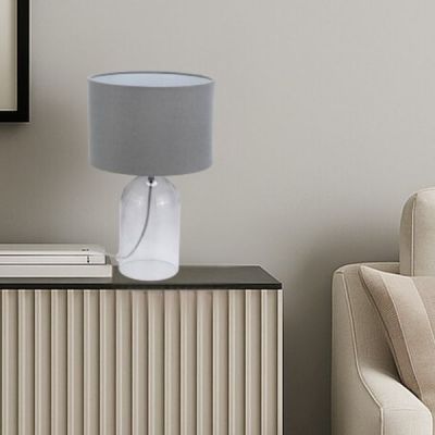 Rabalux Luxin lampa stołowa 1x40 W szara 74047