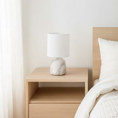 Rabalux Nalisa lampa stołowa 1x40 W biała 74067