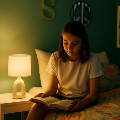 Rabalux Sylira lampa stołowa 1x40 W biała 74070