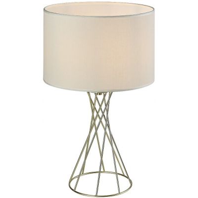 Rabalux Nivra lampa stołowa 1x40 W złota 74081