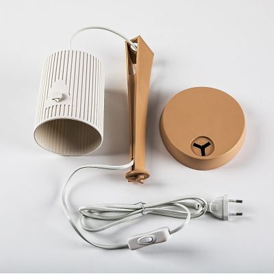 Rabalux Solvet lampa biurkowa 1x11 W brązowa 74089