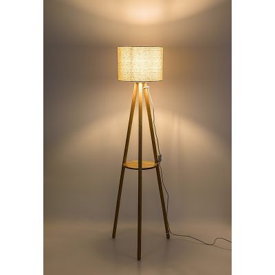 Rabalux Trevia lampa stojąca 1x40 W drewno 74108