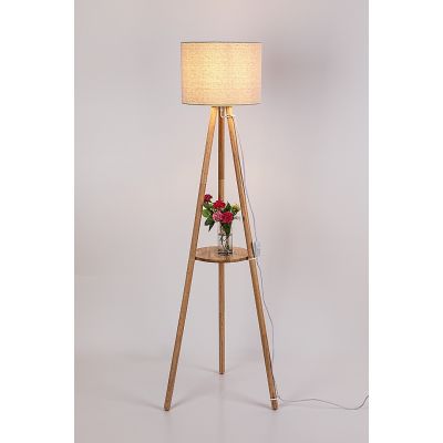 Rabalux Trevia lampa stojąca 1x40 W drewno 74108