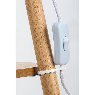 Rabalux Trevia lampa stojąca 1x40 W drewno 74108