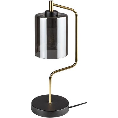 Rabalux Perez lampa stołowa 1x40 W czarna-przydymiona 74202