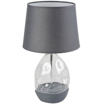 Rabalux Apolonia lampa stołowa 1x40 W przezroczysta-popielata 74228