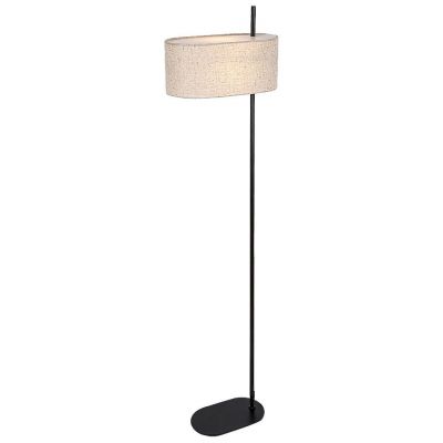 Rabalux Narmin lampa stojąca 1x40 W czarna-beżowa 74240