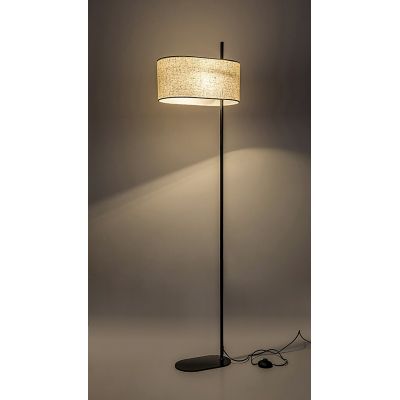 Rabalux Narmin lampa stojąca 1x40 W czarna-beżowa 74240