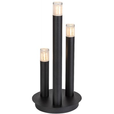 Rabalux Ramira lampa stołowa 3x5 W czarna-przezroczysta 74365