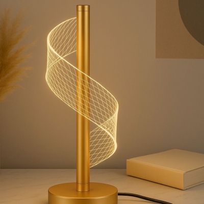 Rabalux Zofrael lampa stołowa 1x6 W złota 74416