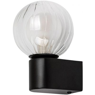 Rabalux Colzar kinkiet 1x3,5 W czarny-przezroczysty 75021