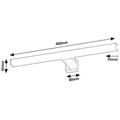 Rabalux Oliro kinkiet 1x6 W biały-czarny 75051