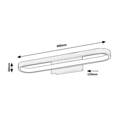 Rabalux Odran kinkiet 1x15 W złoty 75055