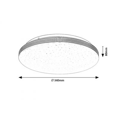 Rabalux Toma plafon 1x18 W biały 75057
