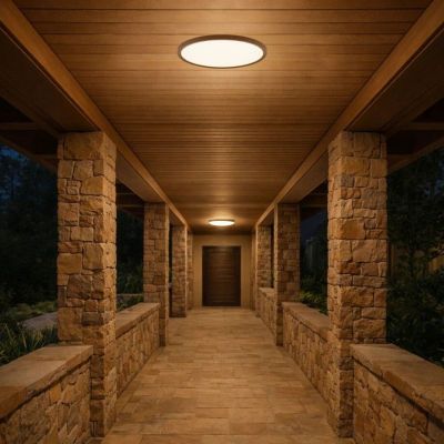 Rabalux Maurec plafon zewnętrzny 1x18 W brązowa 75080