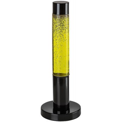 Rabalux Lavastic lampa stołowa 1x25 W czarna-przezroczysta-złota 76029