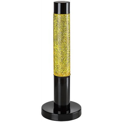 Rabalux Lavastic lampa stołowa 1x25 W czarna-przezroczysta-złota 76029