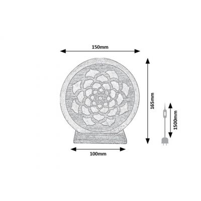 Rabalux Mandali lampa stołowa 1x15 W brązowa 76031