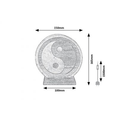 Rabalux Harmio lampa stołowa 1x15 W bursztynowa 76032