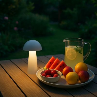 Rabalux Mireo lampa stołowa 1x1,5 W biała 76037