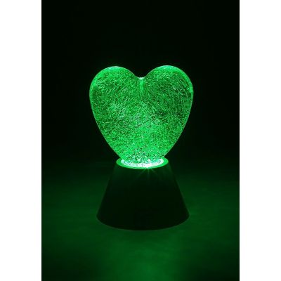 Rabalux Sparkly lampa stołowa 1x0,8 W biała 76040