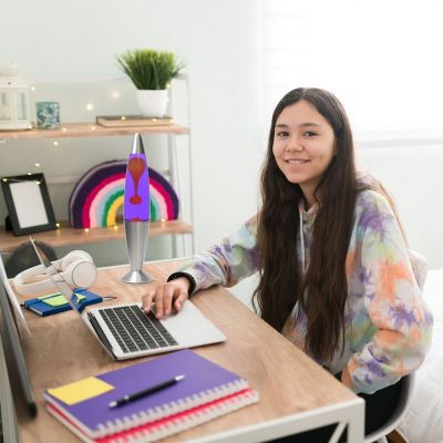 Rabalux Lollipop3 lampka nocna dziecięca 1x25 W przezroczysta-fioletowa-srebrna-żółta 76106