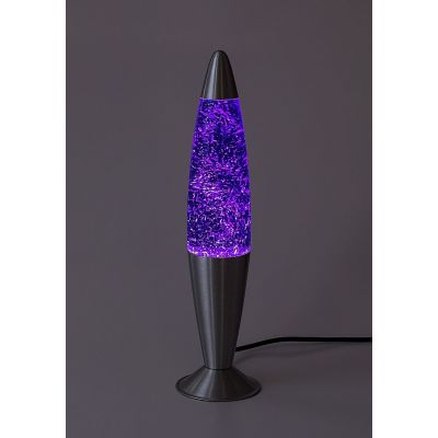 Rabalux Glitter2 lampa stołowa 1x25 W przezroczysta-fioletowa-srebrna 76115