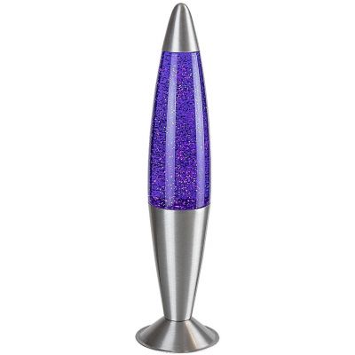 Rabalux Glitter2 lampa stołowa 1x25 W przezroczysta-fioletowa-srebrna 76115