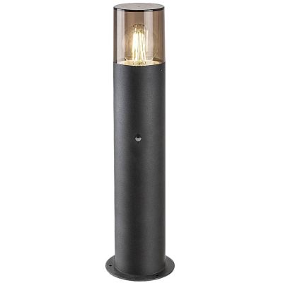 Rabalux Teplice lampa stojąca 1x12W z czujnikiem ruchu czarny mat/dymny 77027