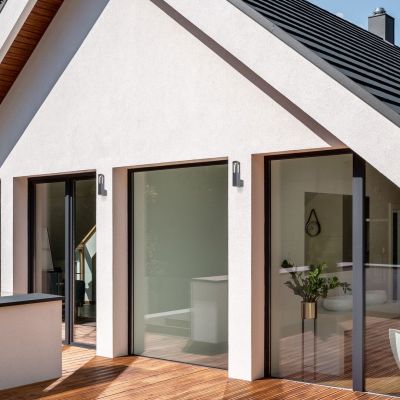 Rabalux Kalisz kinkiet zewnętrzny 1x7 W antracyt 77033