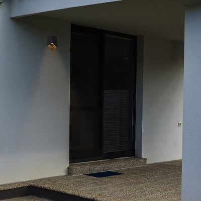 Rabalux Tilburg kinkiet zewnętrzny 1x5 W antracyt 77049