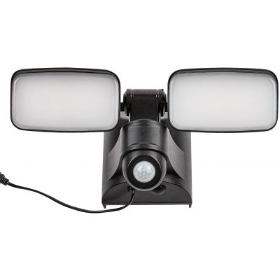 Rabalux Leszno kinkiet solarny 2x5 W czarny 77091