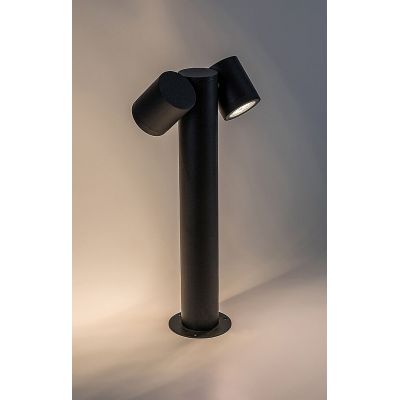 Rabalux Enol lampa stojąca zewnętrzna 2x35 W czarna 77113