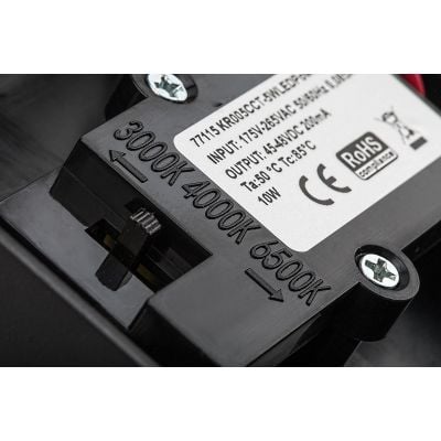 Rabalux Zaragoza kinkiet zewnętrzny 1x9 W czarny 77115