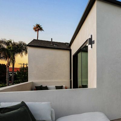 Rabalux Darvas kinkiet zewnętrzny 2x12 W czarny 77127