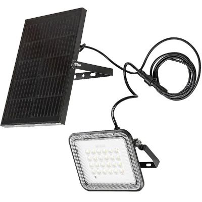 Rabalux Melk kinkiet solarny 1x6 W czarny 77141